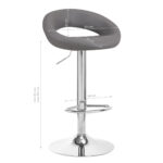 Taburete De Bar Qs-B10 Gris 5