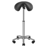 Barbershop-Cosmetics Stool 001B High Black 1