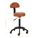Taburete De Peluquería Gabbiano D026 Marrón 11