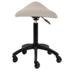 Taburete De Peluquería Gabbiano D032 Gris-Beige 3