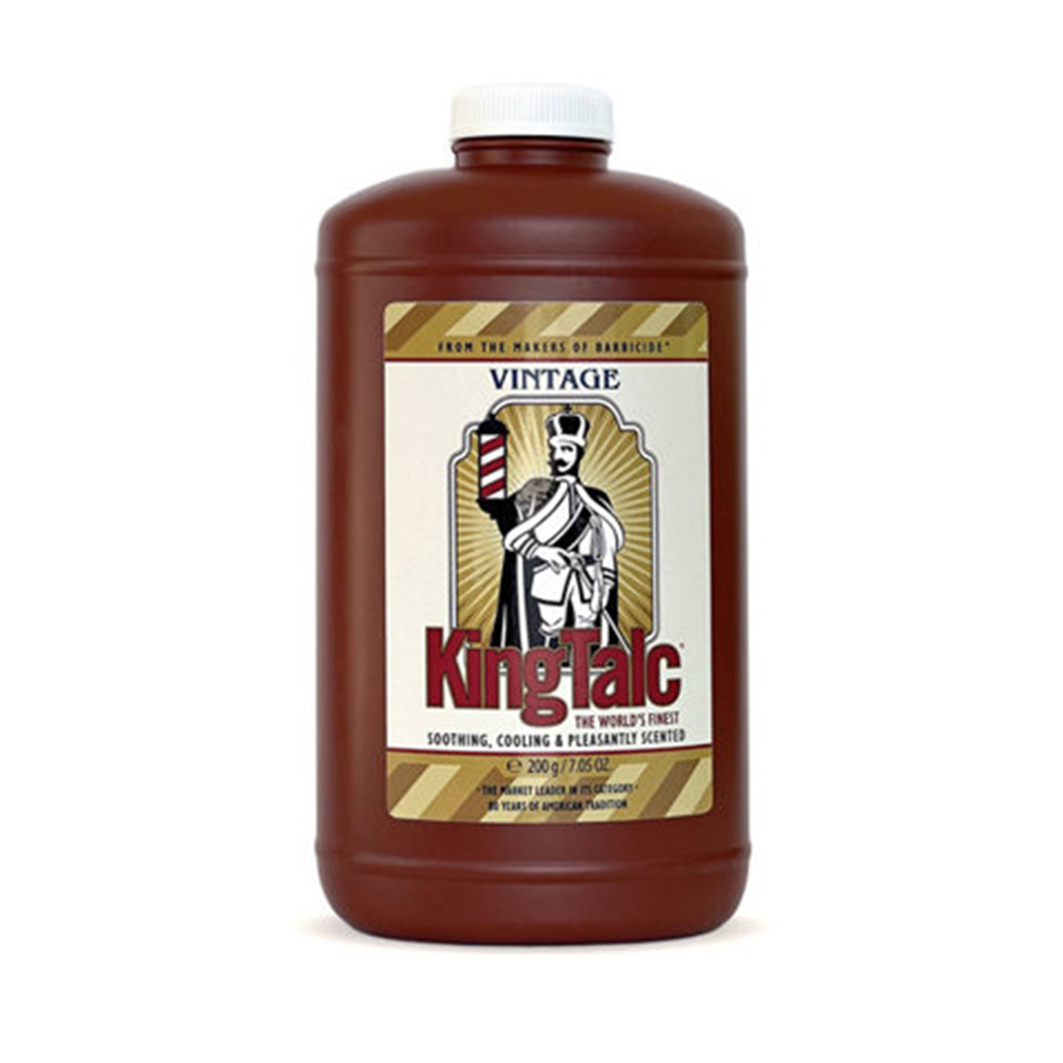 Talco Barbicide King Talco Para Cuero Vintage 200 G Talco Barbicide King Talco Para Cuero Vintage 200 G