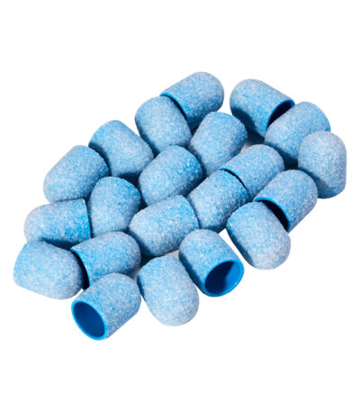 Tampa Abrasiva Exo Blue Med 13 Mm / 60 20 Peças Capa Dura